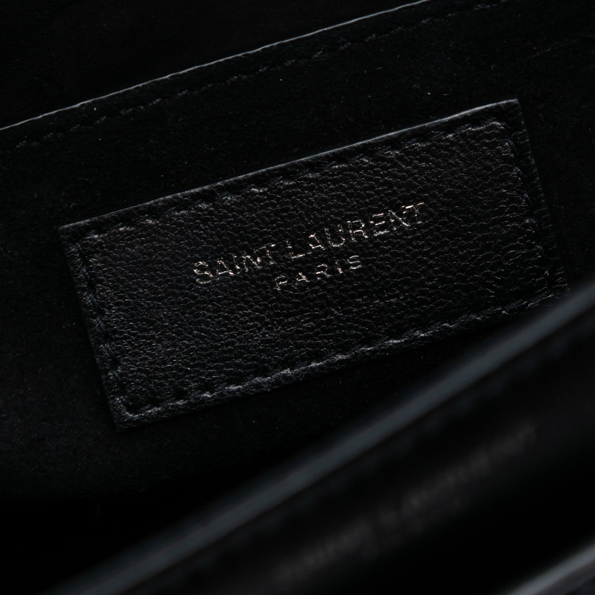 Saint Laurent Suede Monogram Book Bag