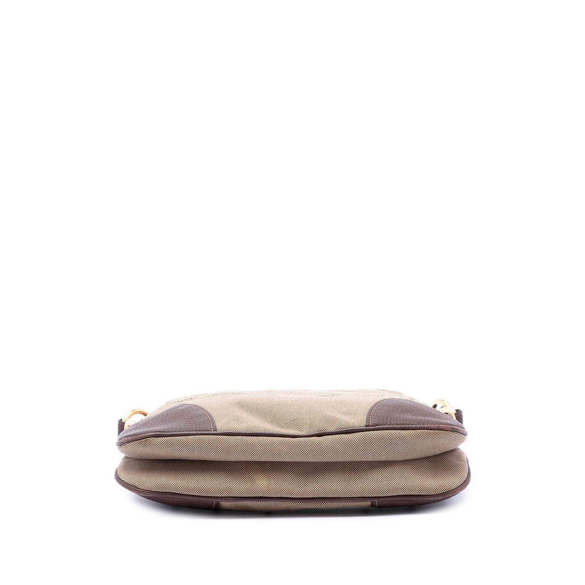 Prada Canvas Canapa Logo Crossbody — Beige
