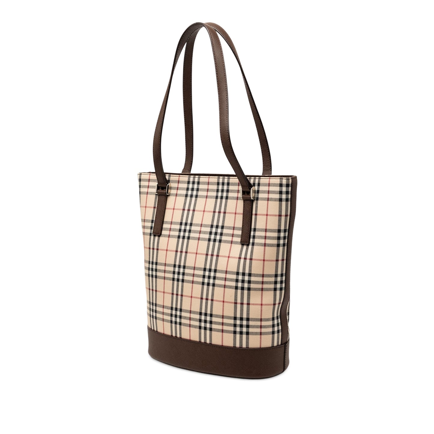 Burberry House Check Canvas Bucket Bag