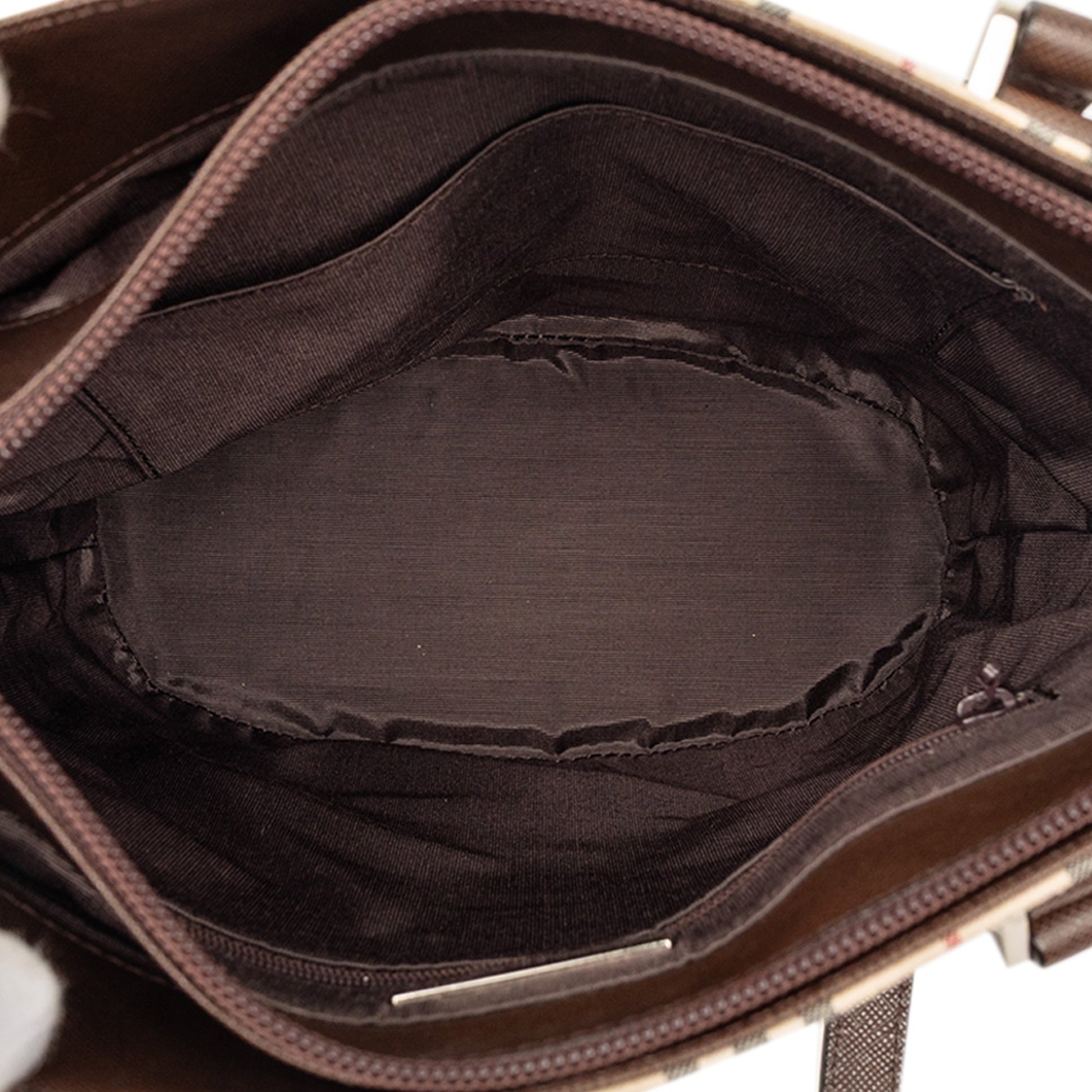 Burberry House Check Canvas Bucket Bag