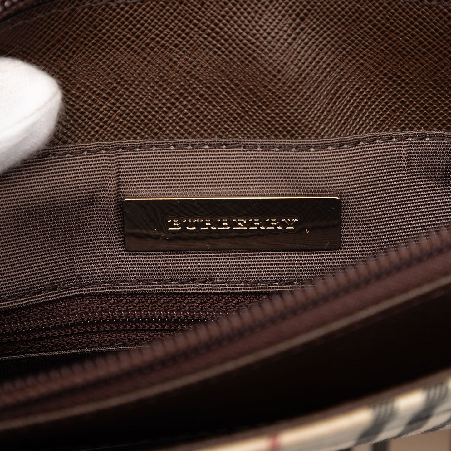 Burberry House Check Canvas Bucket Bag