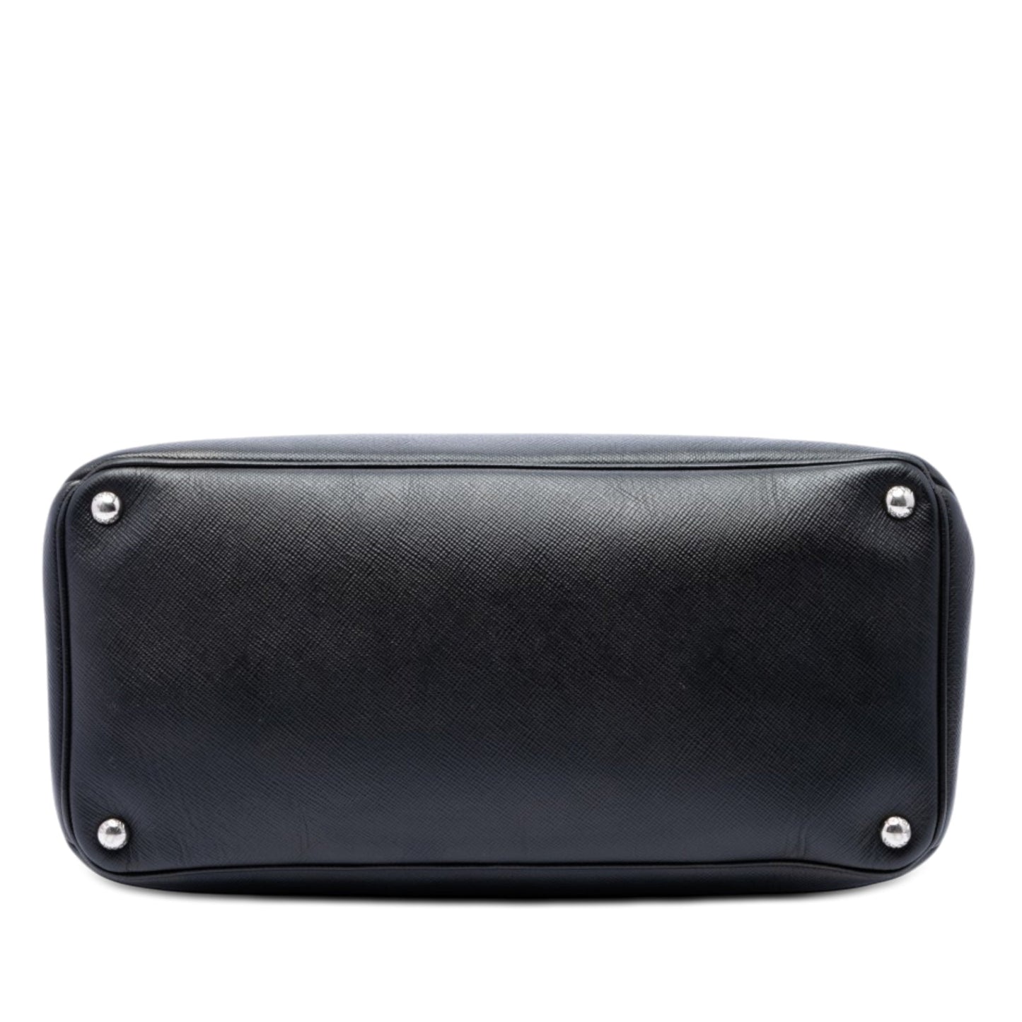 Prada Saffiano Cuir Turnlock Twin Satchel