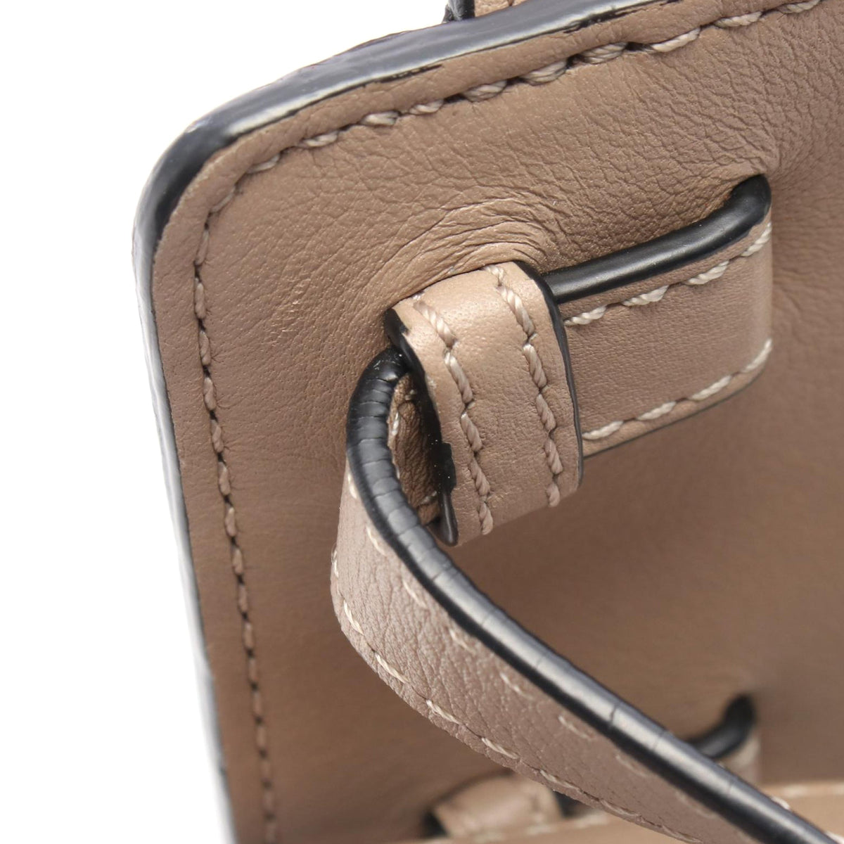 LOEWE Mini Grained Calfskin Drawstring Hammock Bag