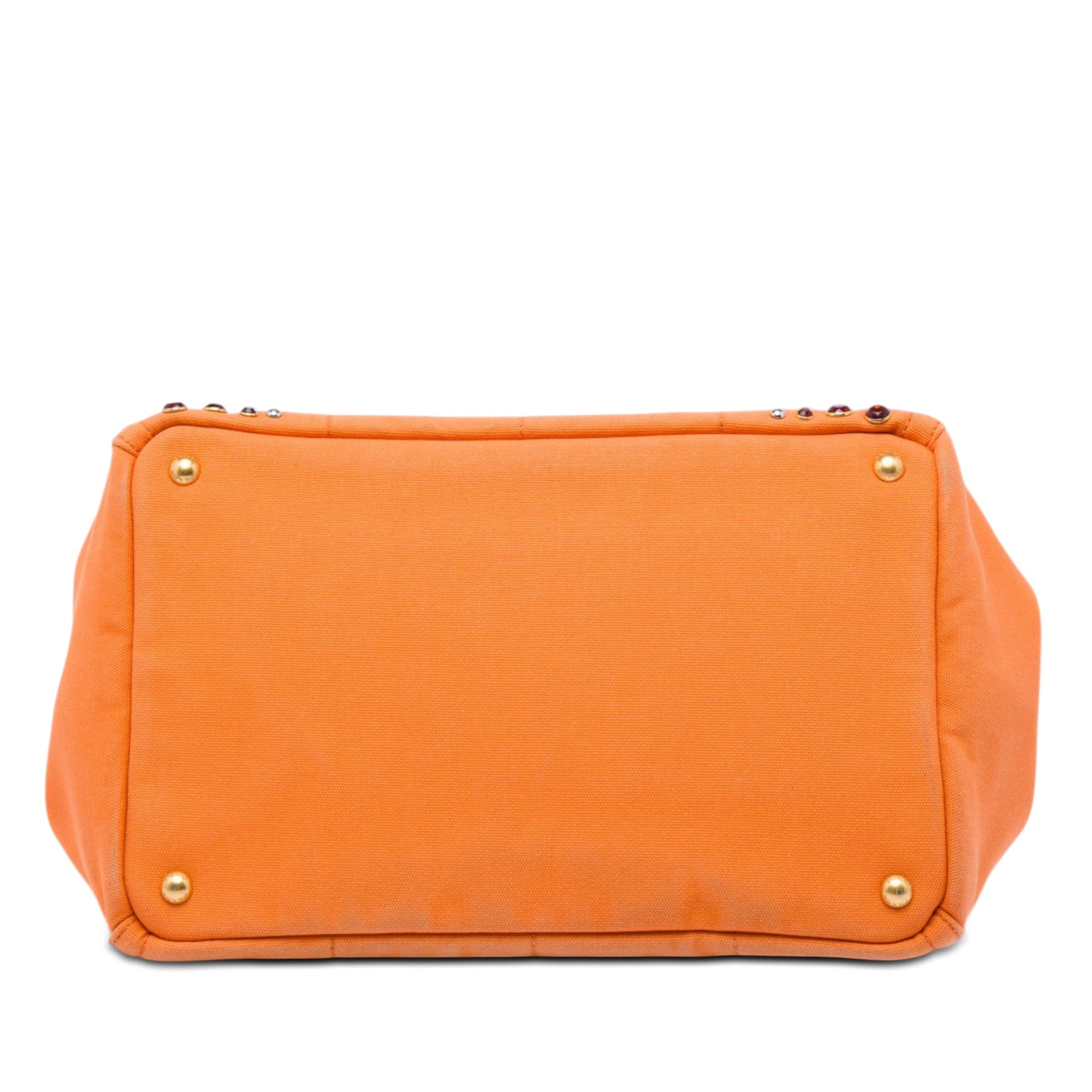 Prada Canvas Canapa Bijoux Satchel