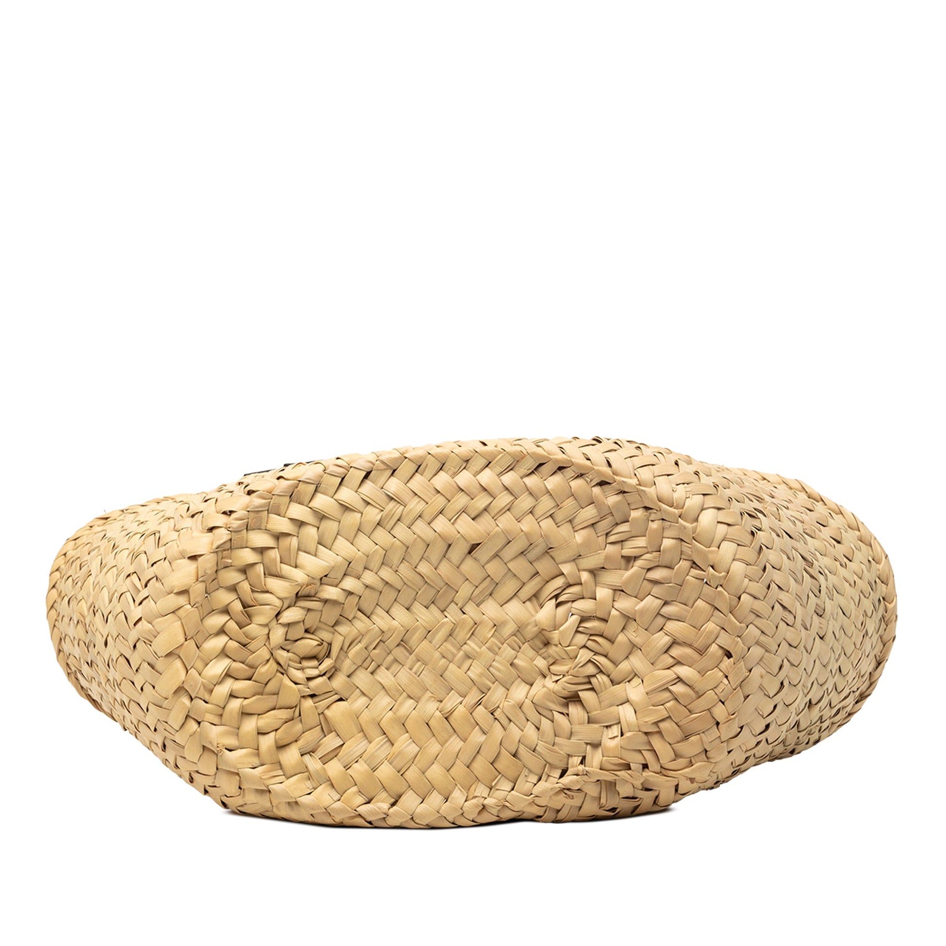 Small Raffia Anagram Basket Tote