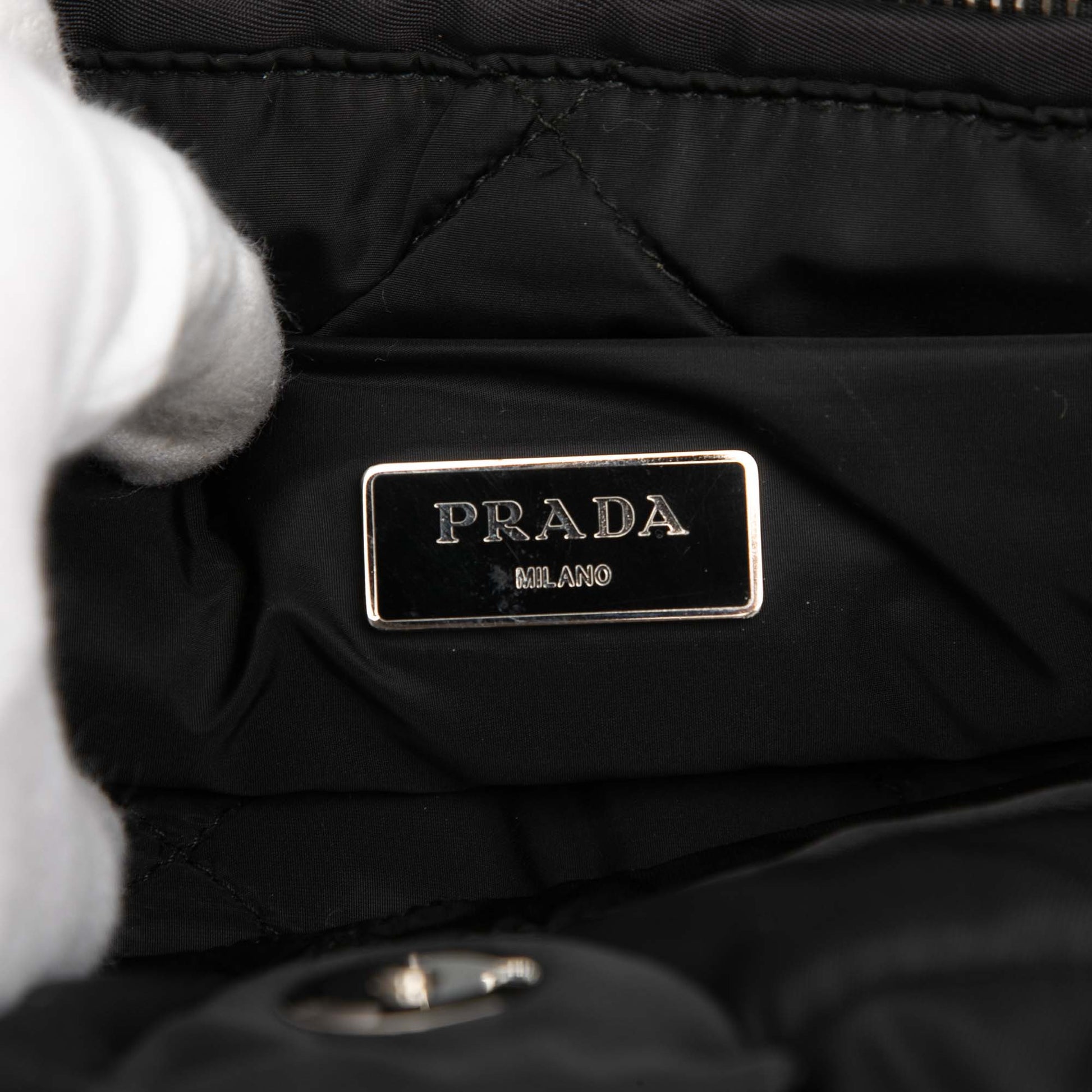 Prada Tessuto Bomber Tote