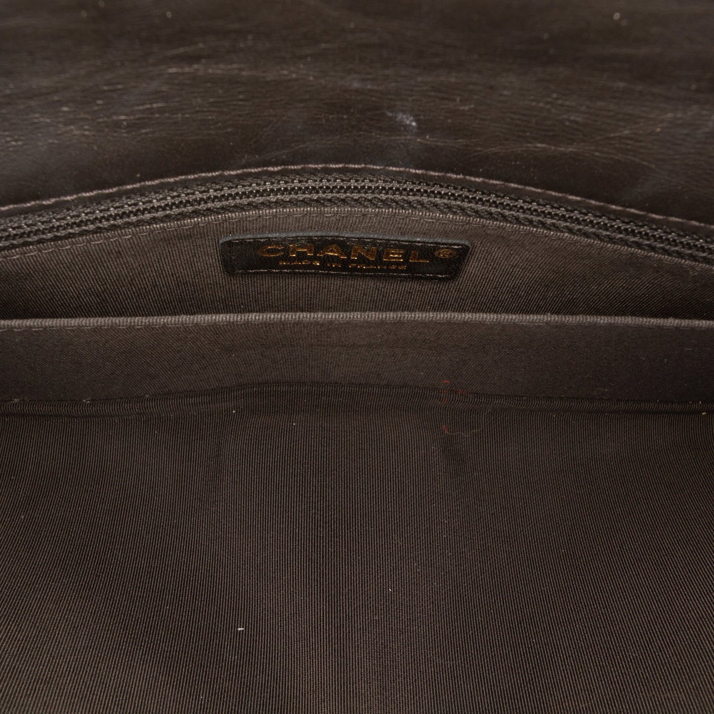 Chanel Paris Hamburg Quilted Aged Calfskin Clutch