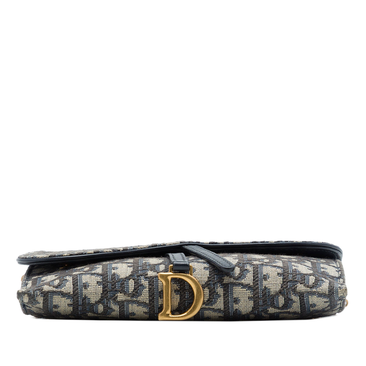 Dior Oblique Canvas Saddle Wallet On Chain