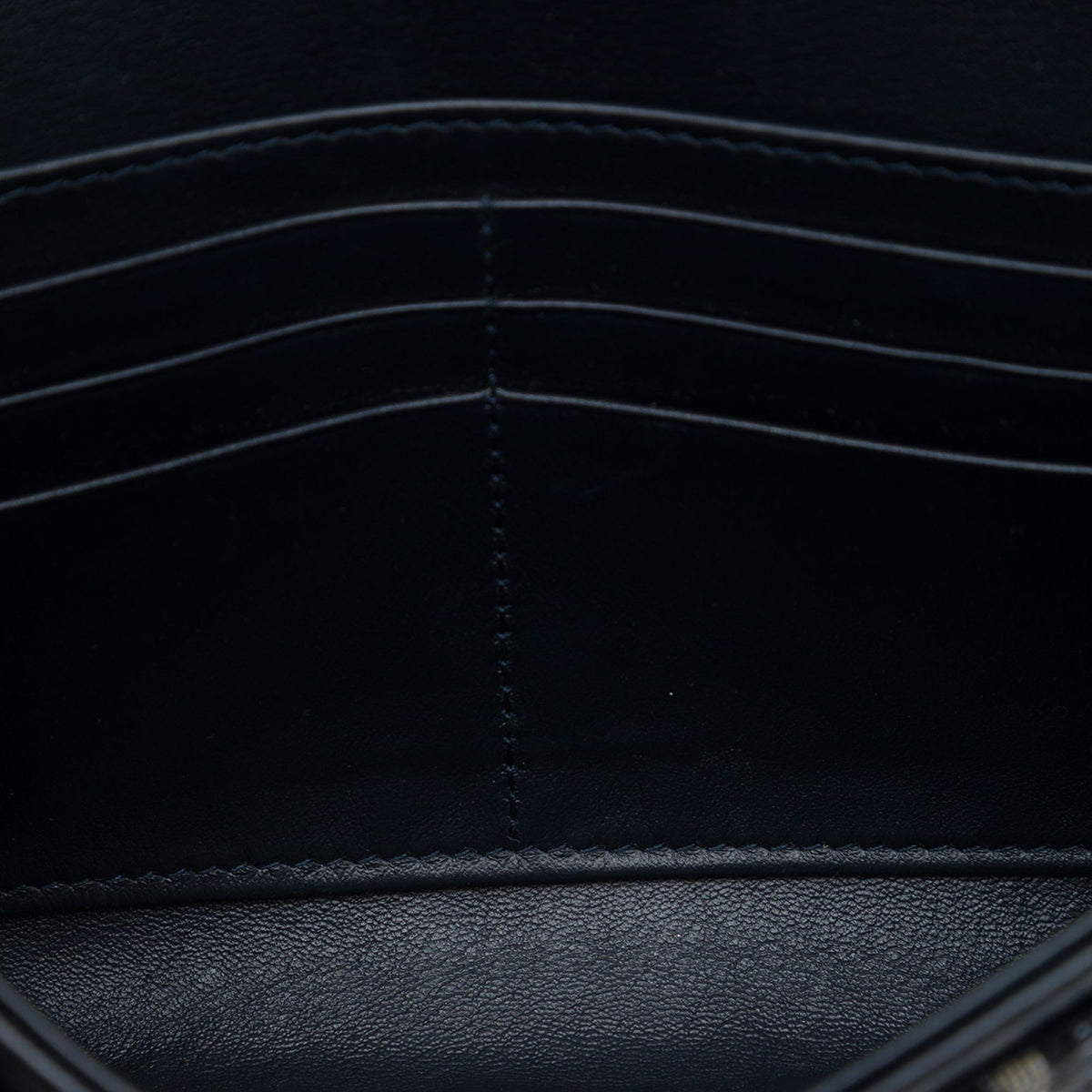Dior Oblique Canvas Saddle Wallet On Chain