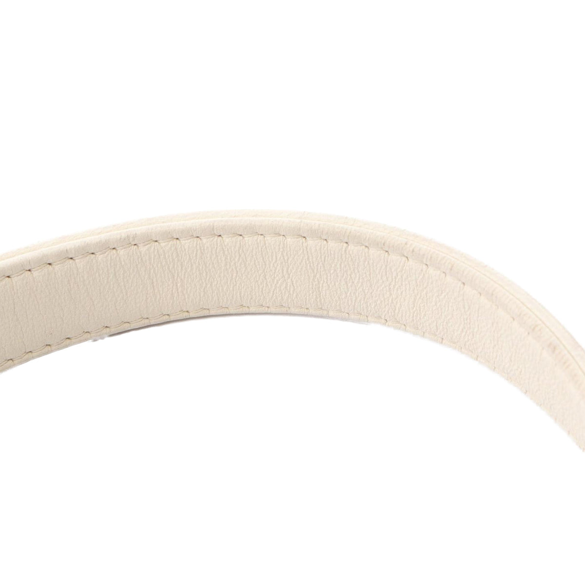 Chanel Lambskin CC Mania Vanity Case — White