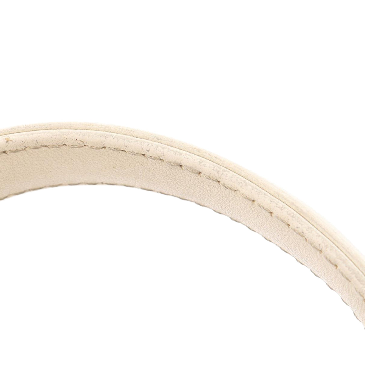 Chanel Lambskin CC Mania Vanity Case — White