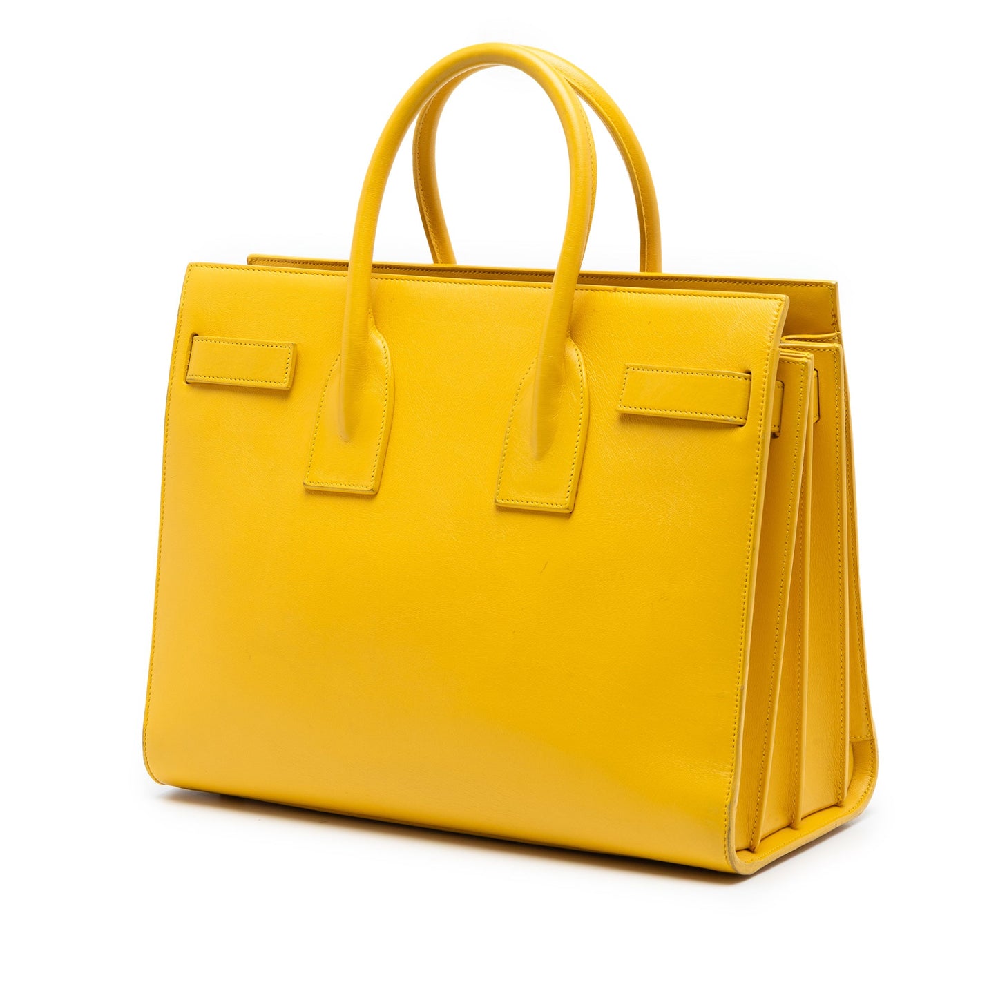 Small Leather Sac De Jour Satchel