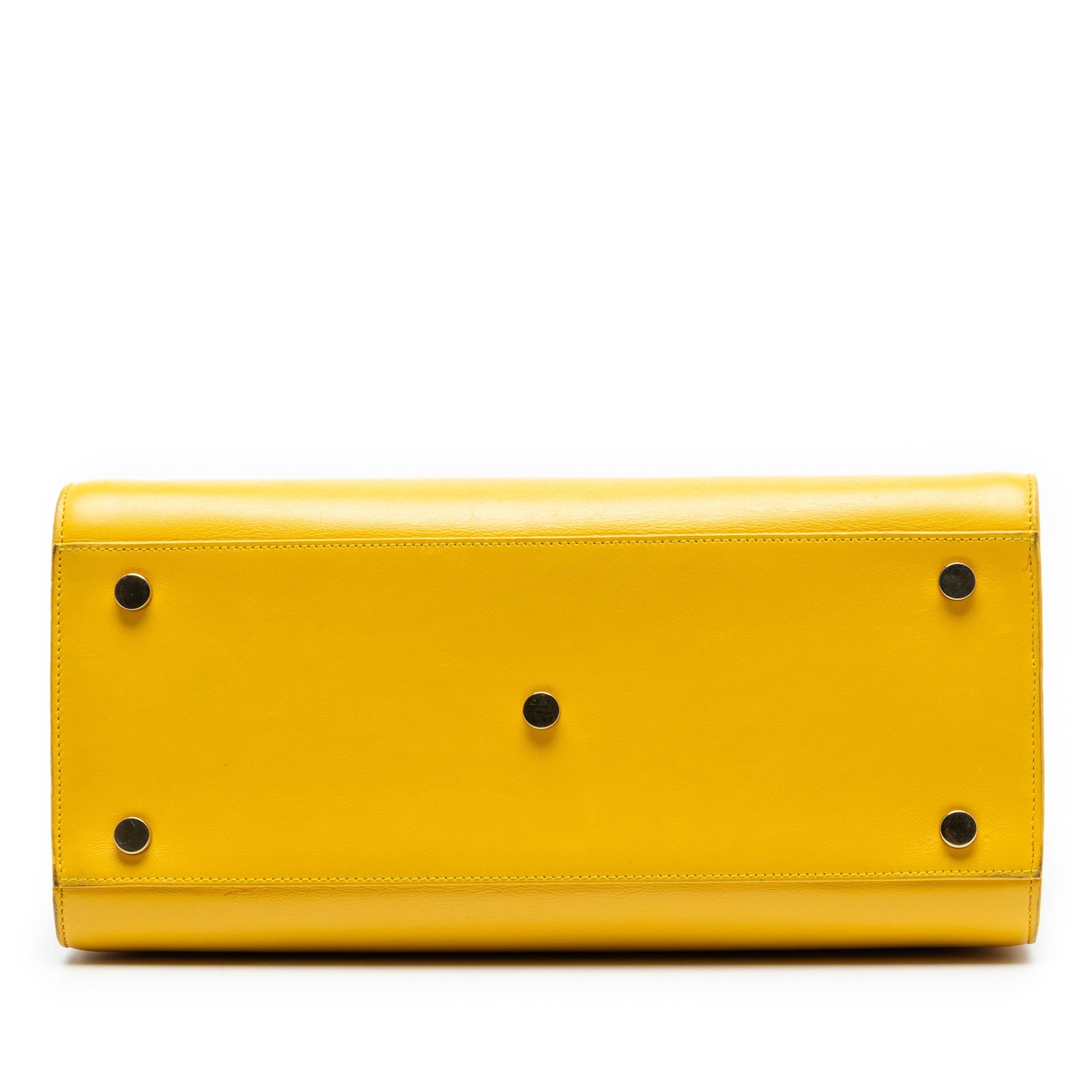 Small Leather Sac De Jour Satchel