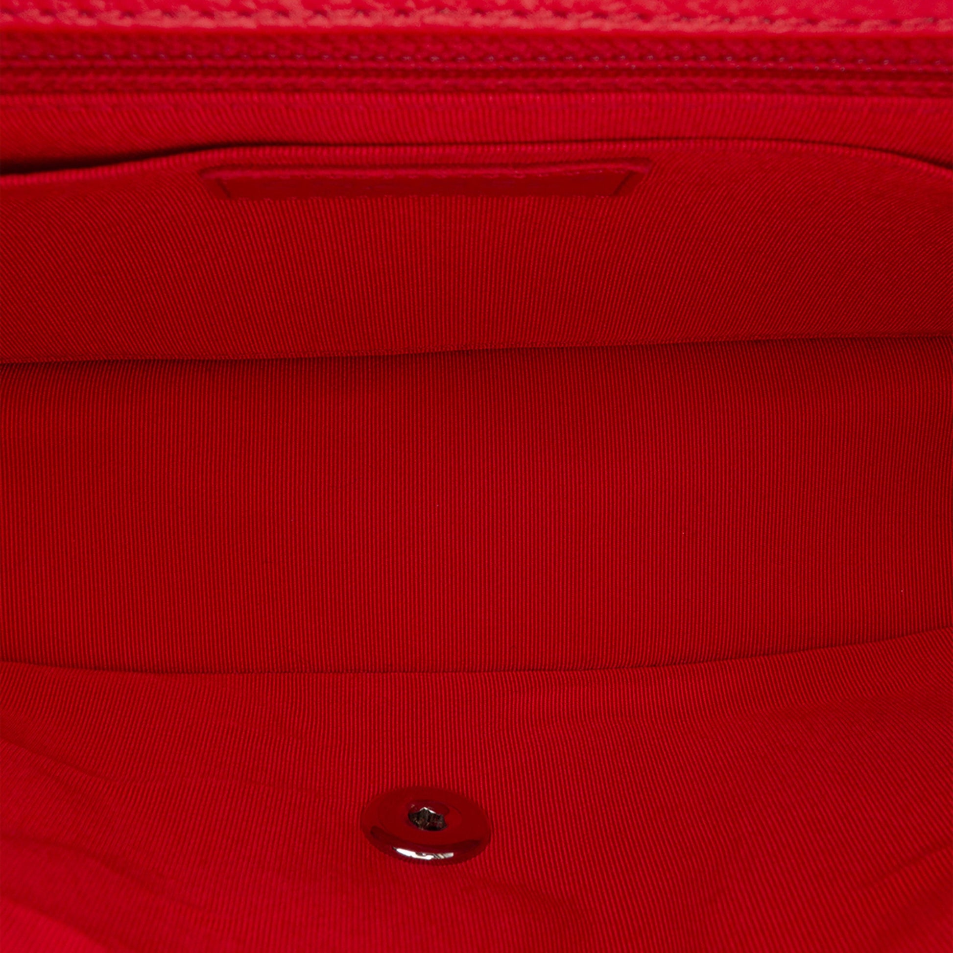 Chanel Medium Chevron Caviar Data Center Envelope Flap