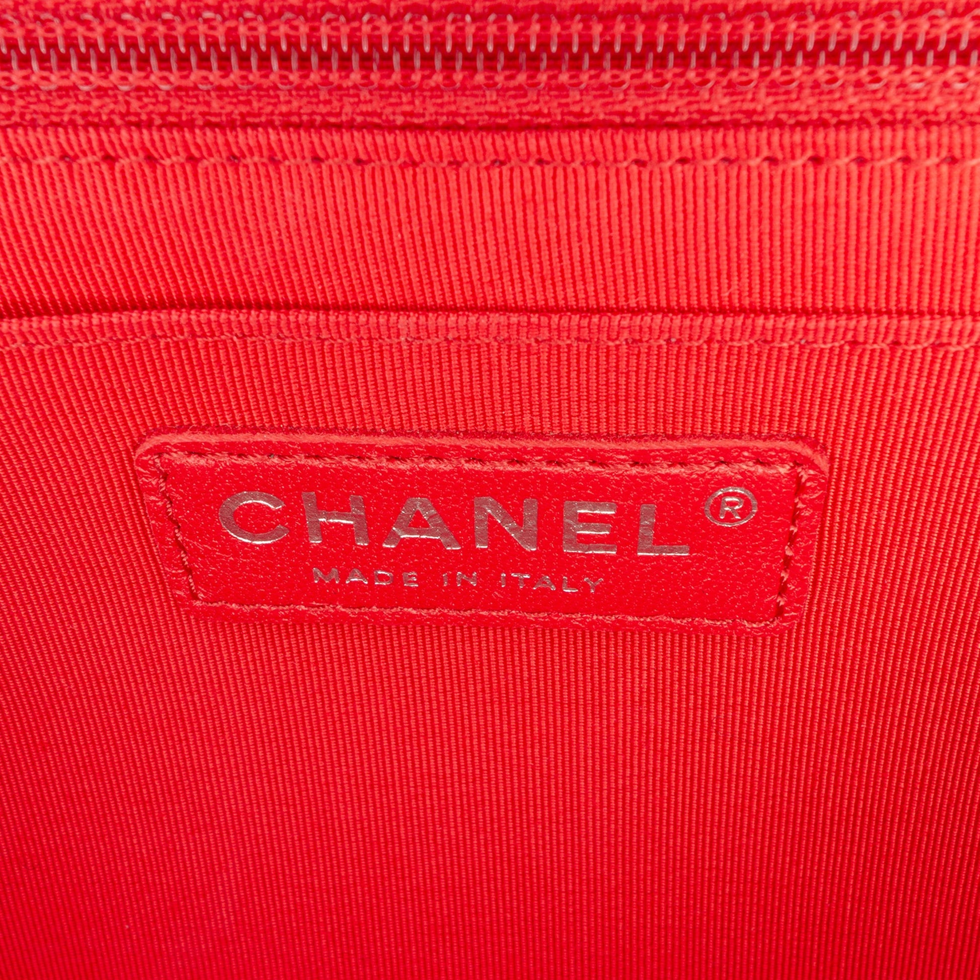 Chanel Medium Chevron Caviar Data Center Envelope Flap