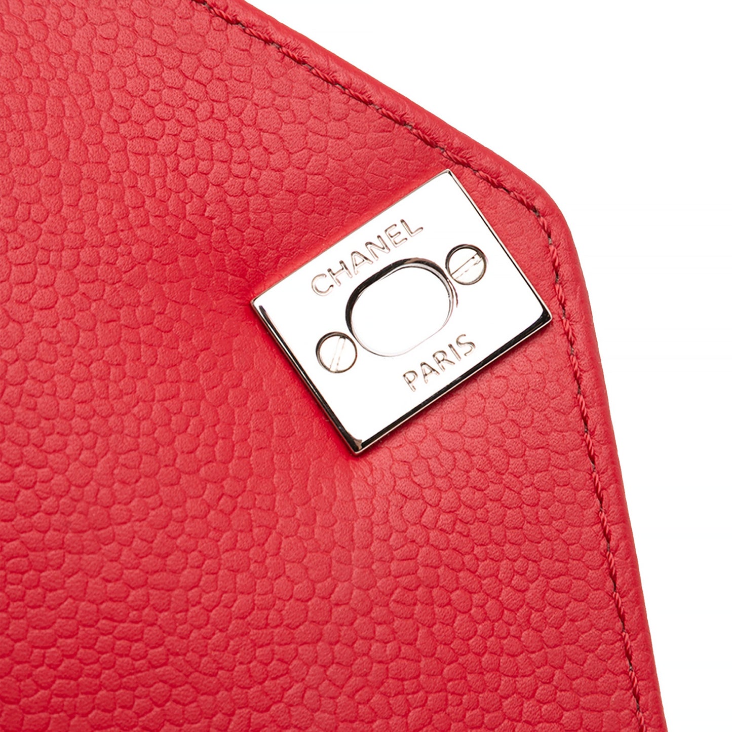 Chanel Medium Chevron Caviar Data Center Envelope Flap