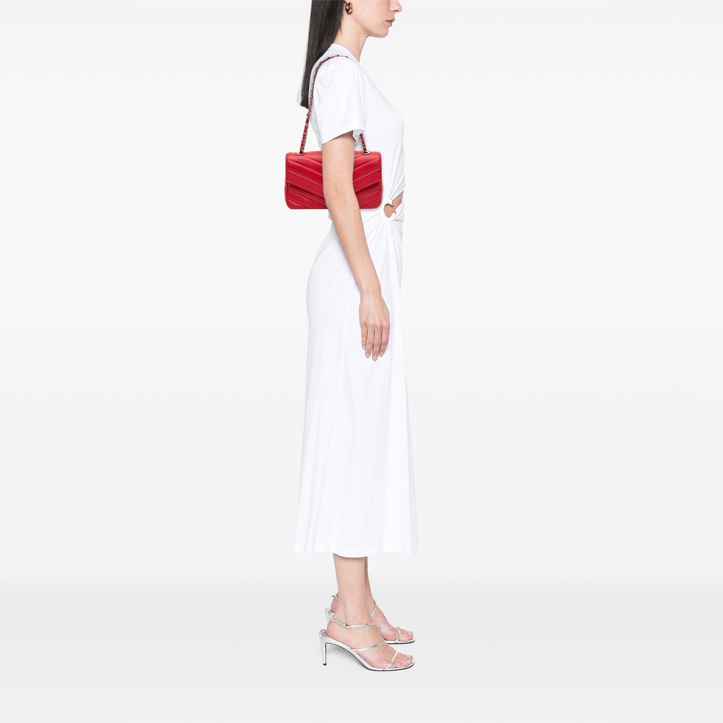 Chanel Medium Chevron Caviar Data Center Envelope Flap