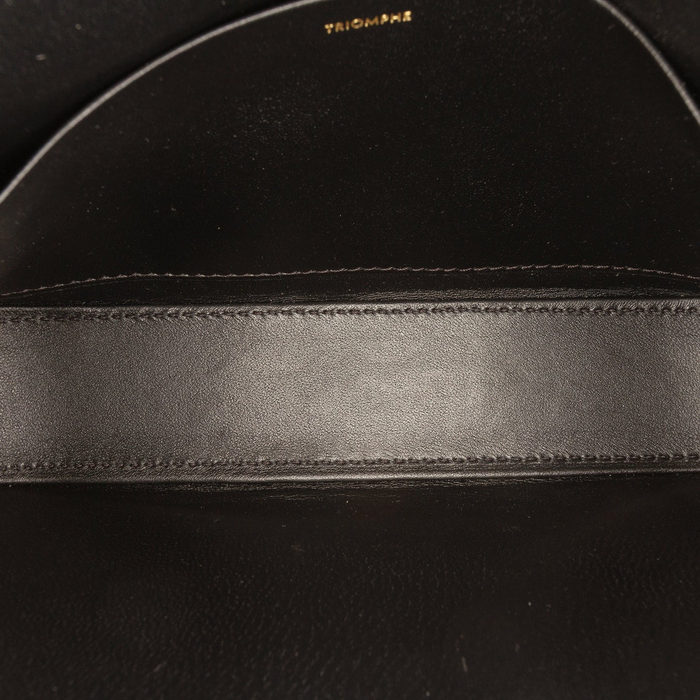 Celine Shiny Calfskin Triomphe Claude Shoulder Bag
