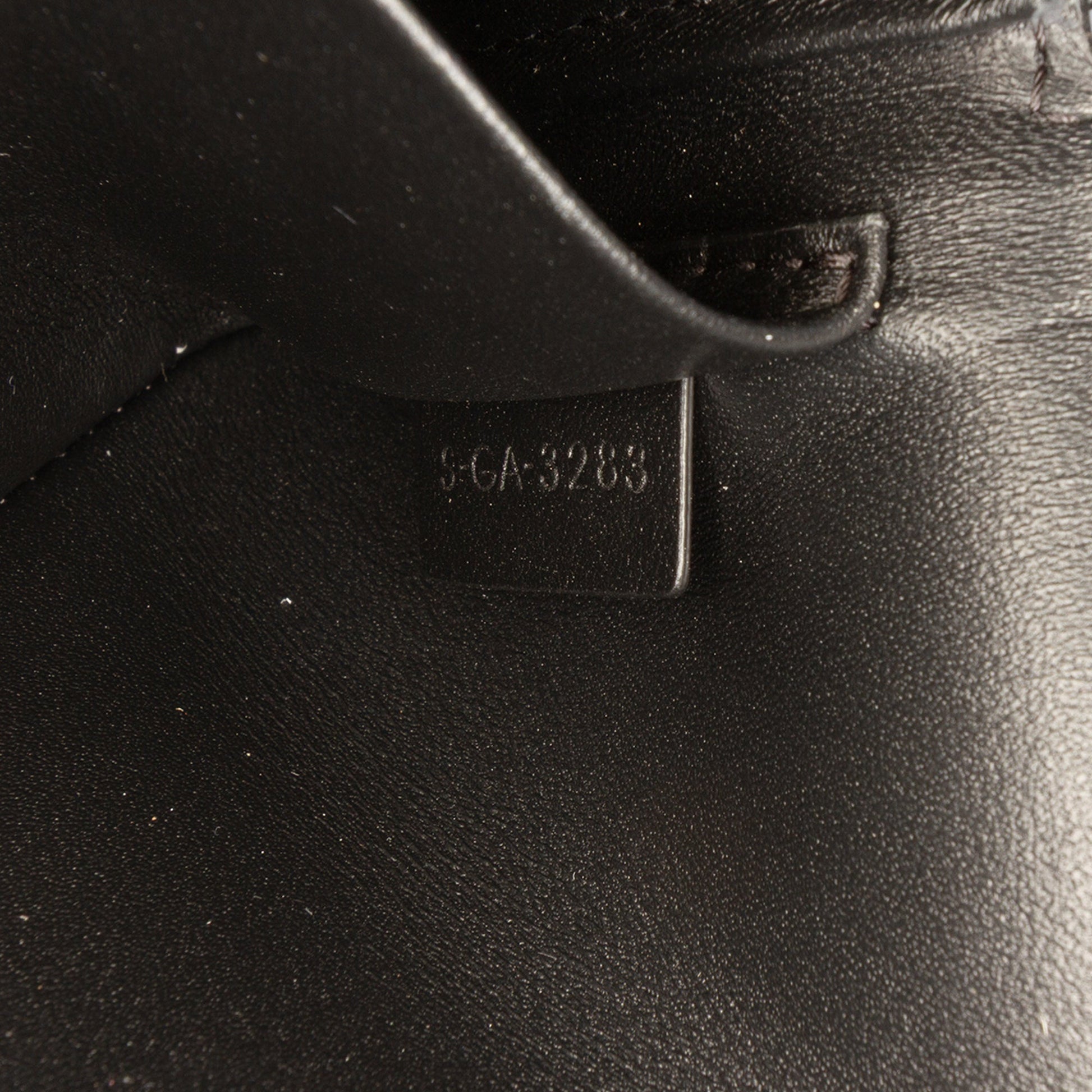 Celine Shiny Calfskin Triomphe Claude Shoulder Bag