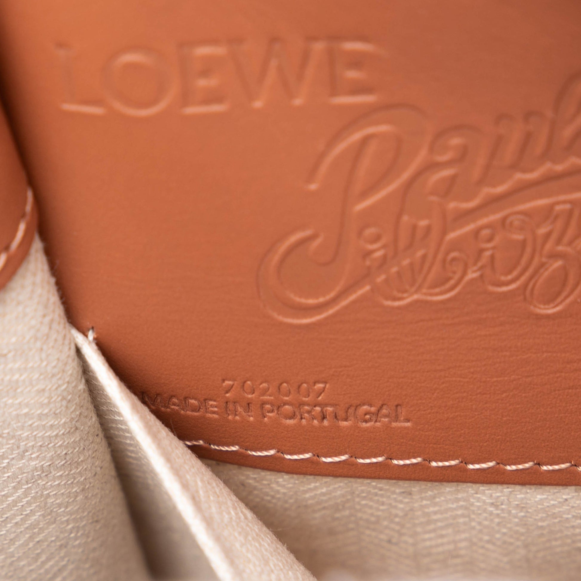 LOEWE Paulas Ibiza Small Canvas Waterlily Print Cushion Tote
