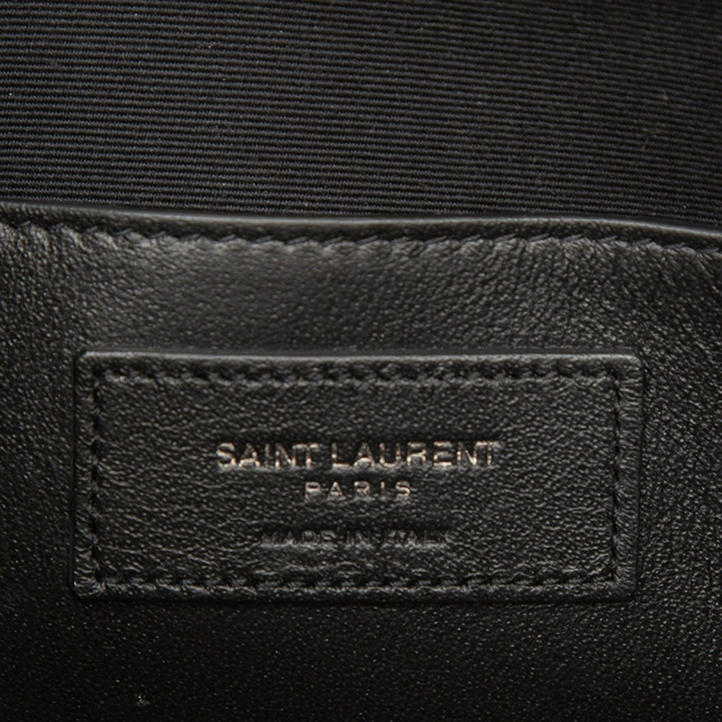 Saint Laurent Calfskin Monogram Sac Coeur Tassel Crossbody