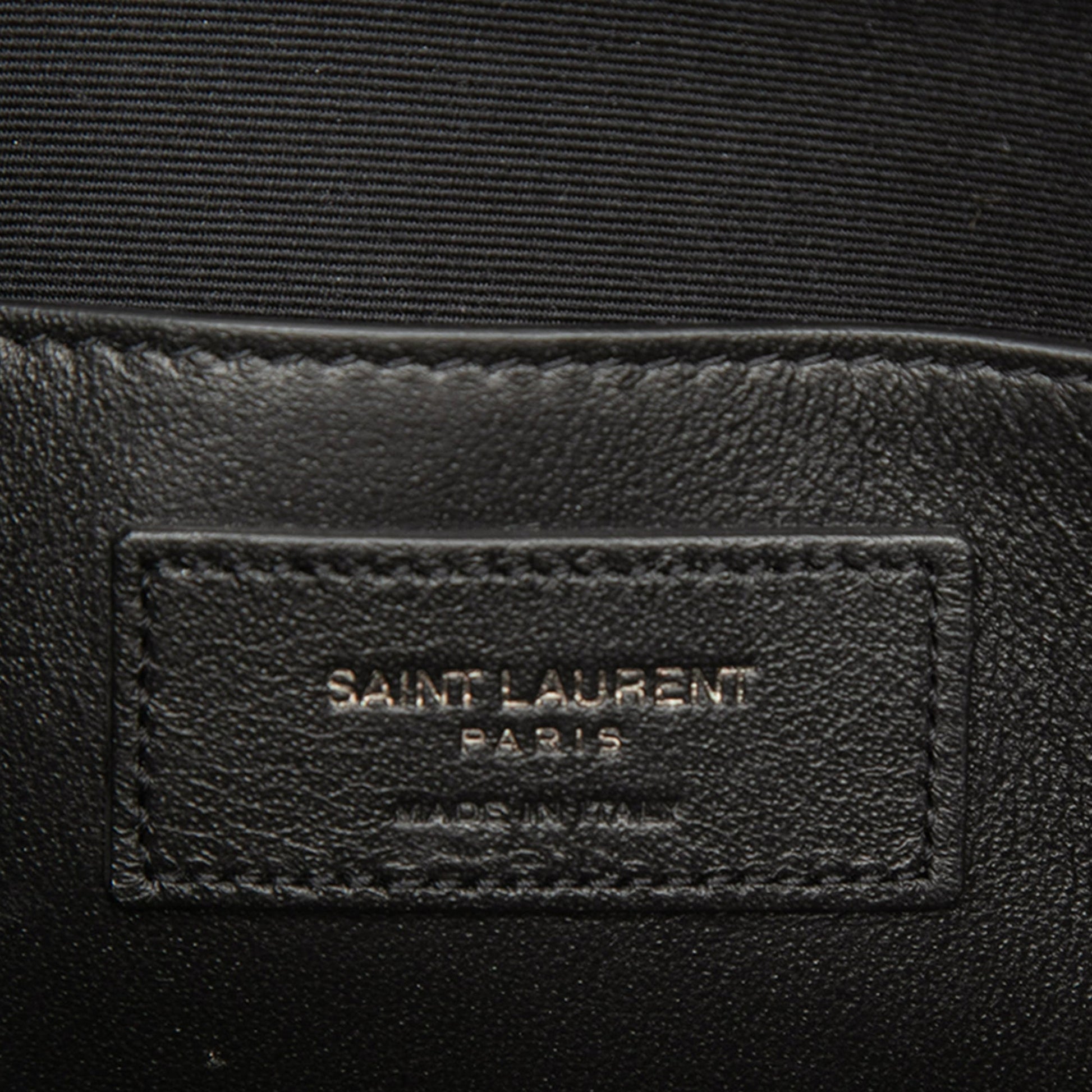 Saint Laurent Calfskin Monogram Sac Coeur Tassel Crossbody