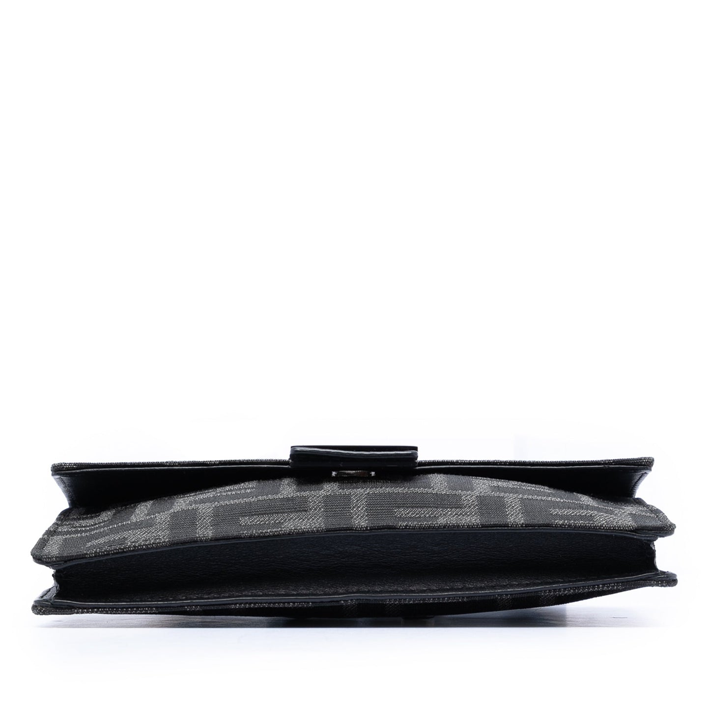 Fendi Zucca Canvas Convertible Baguette Pouch