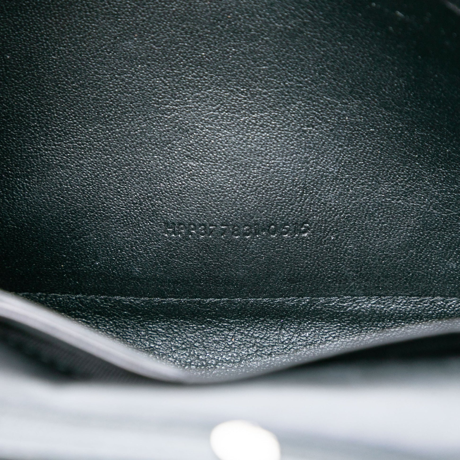 Saint Laurent Croc Embossed Leather Wallet On Chain