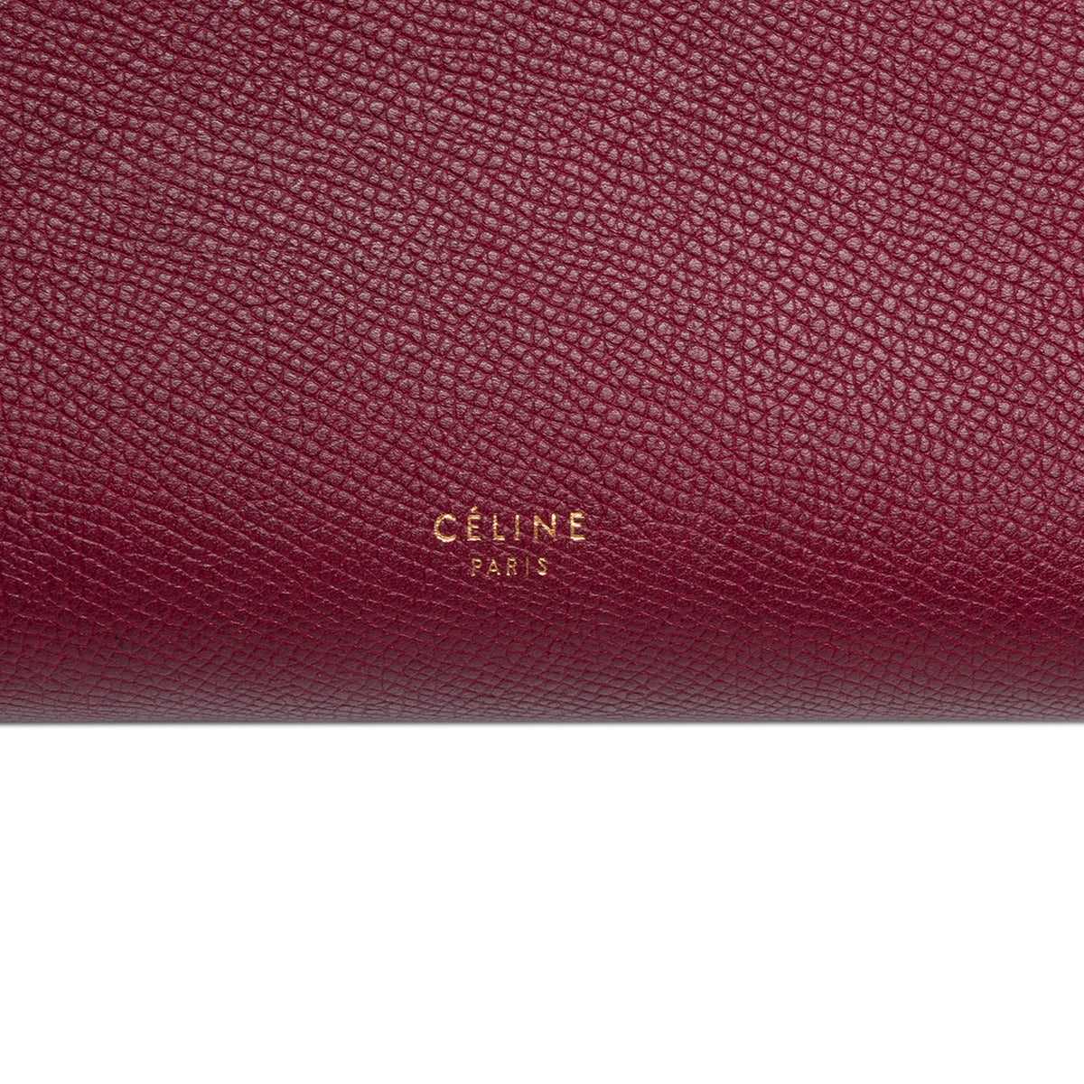 Celine Micro Grained Calfskin Belt Bag — Red