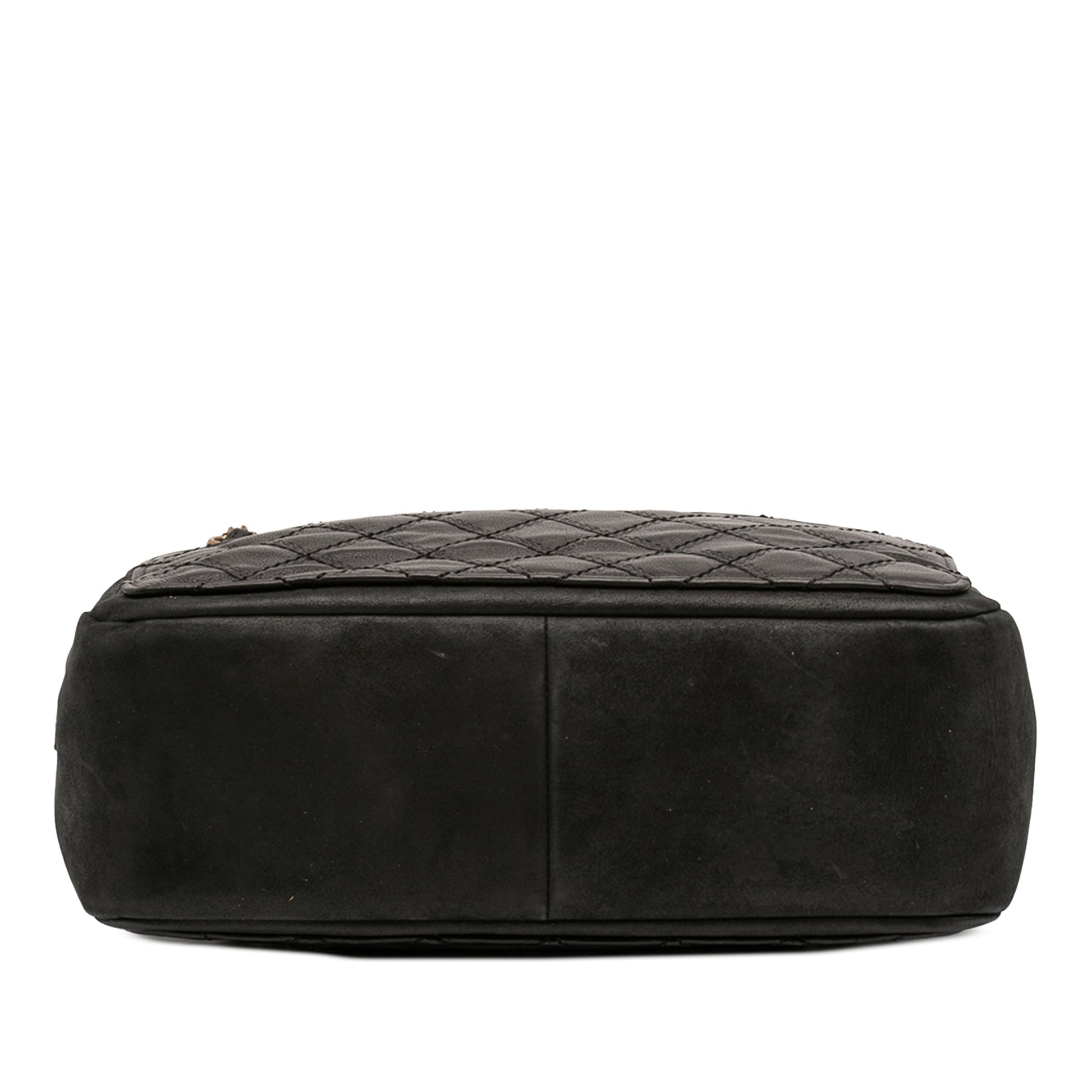 Chanel CC Iridescent Lambskin and Quilted Calfskin Chain Shoulder Bag