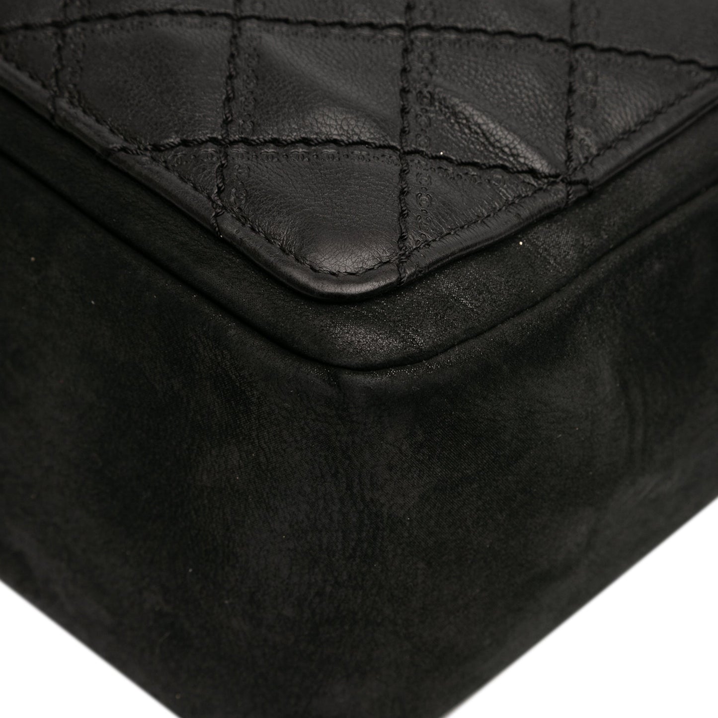 Chanel CC Iridescent Lambskin and Quilted Calfskin Chain Shoulder Bag