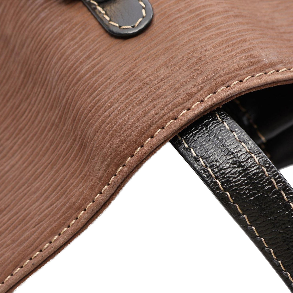 LOEWE Bicolor Leather Velazquez Twist Top Handle Bag — Black