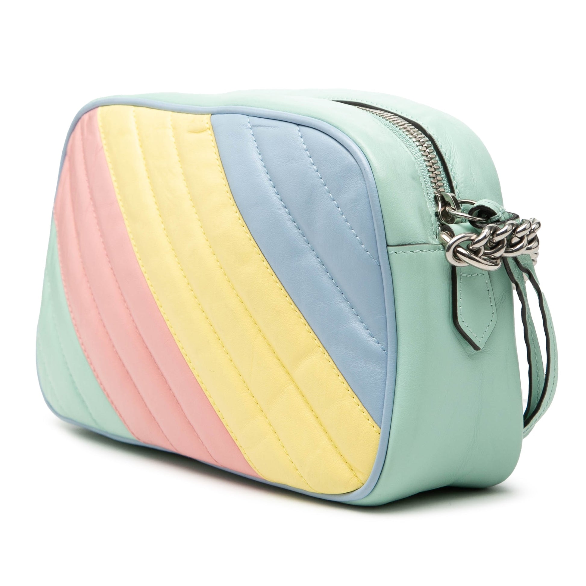 Gucci Small GG Marmont Diagonal Matelasse Leather Crossbody