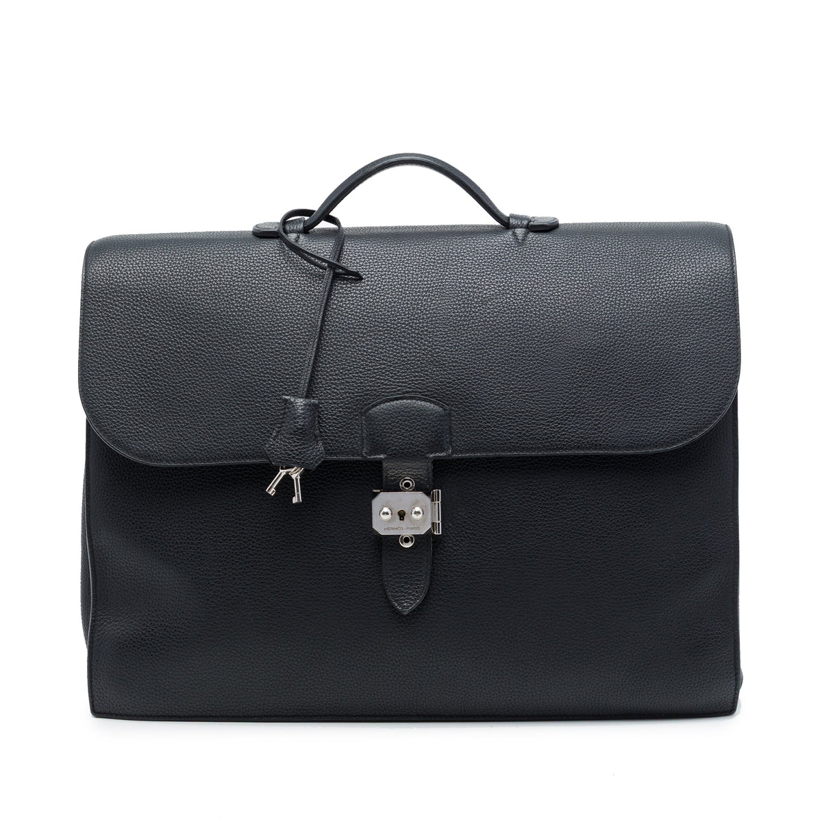 Hermès Togo Sac a Depeches 41 — Black