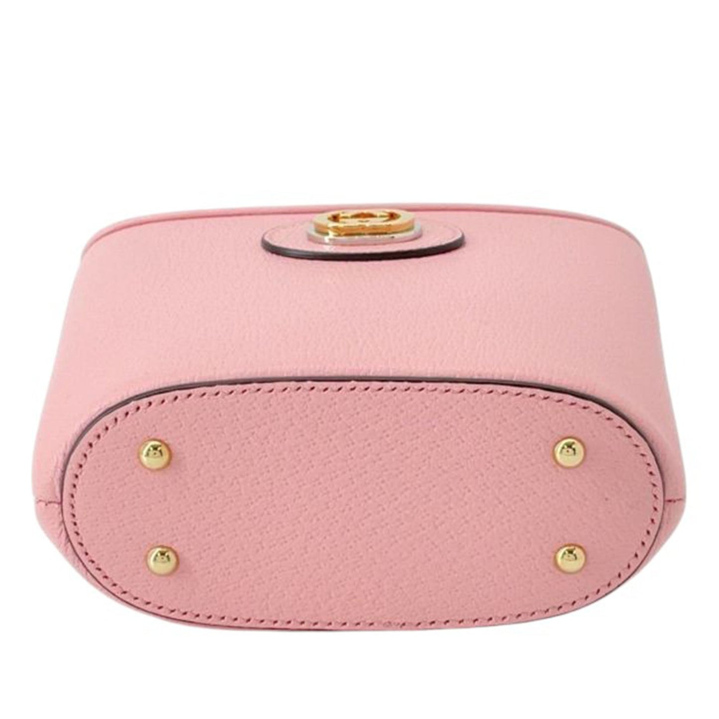 Gucci Mini Dollar Calfskin Bamboo Marina Bucket Bag