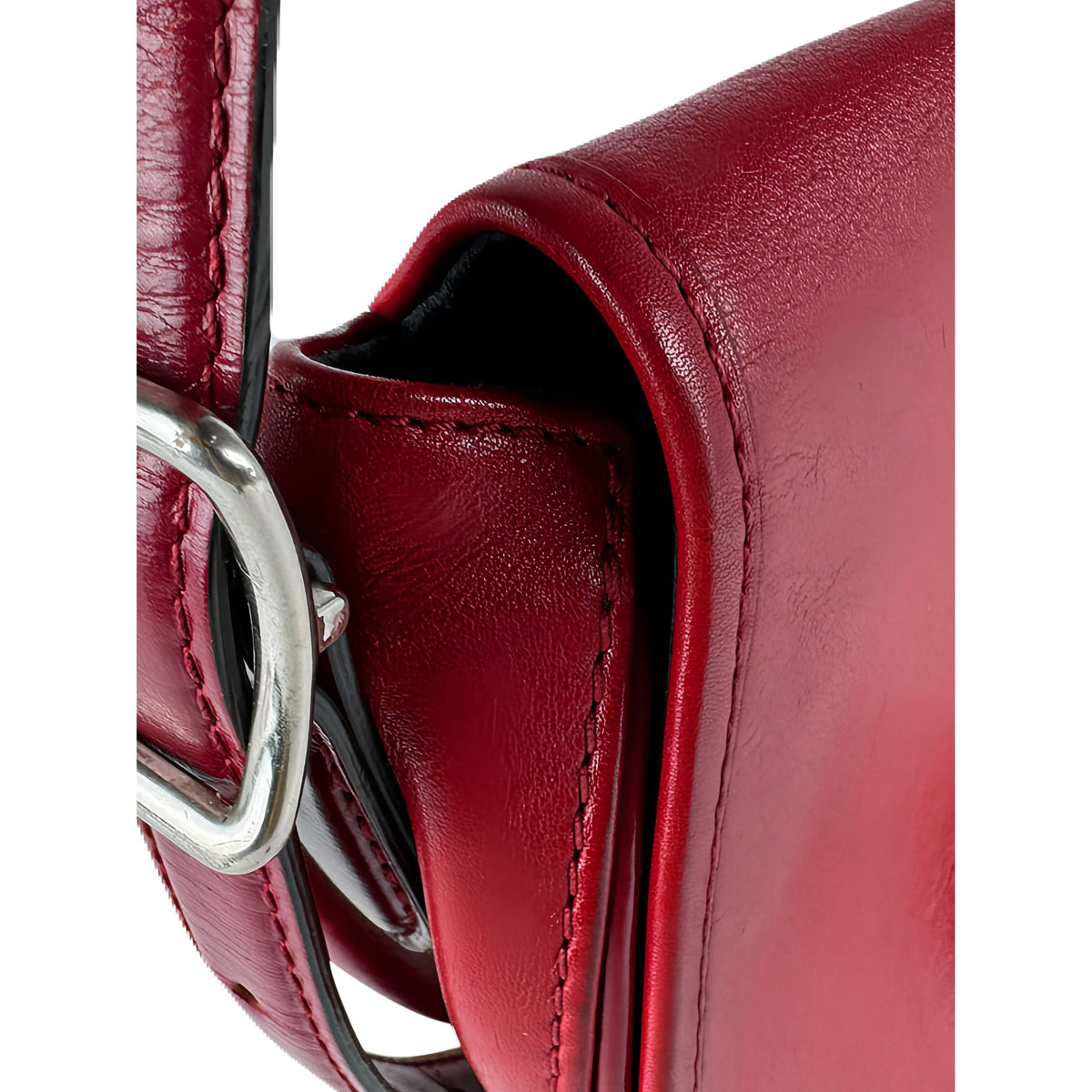 Louis Vuitton Calfskin Tambourin — Red