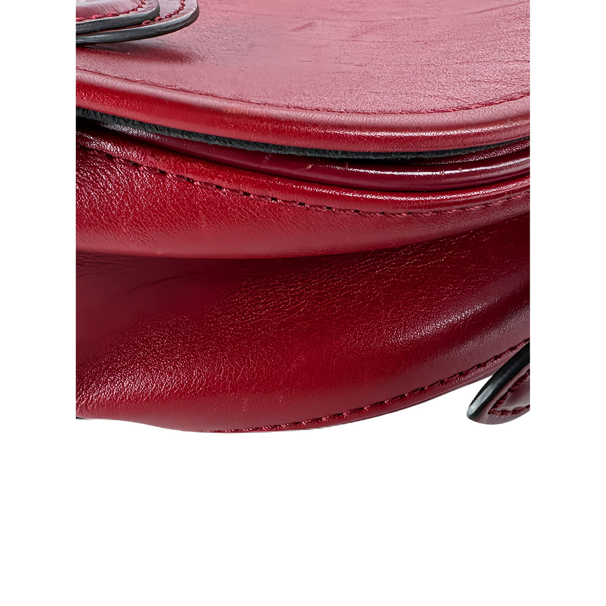 Louis Vuitton Calfskin Tambourin — Red
