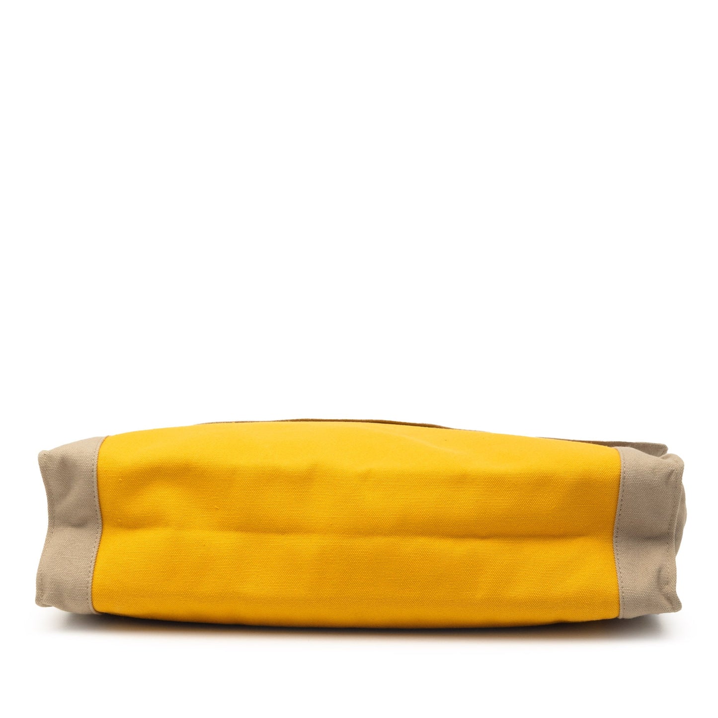 Bicolor Canvas Tapis de Selle Clutch
