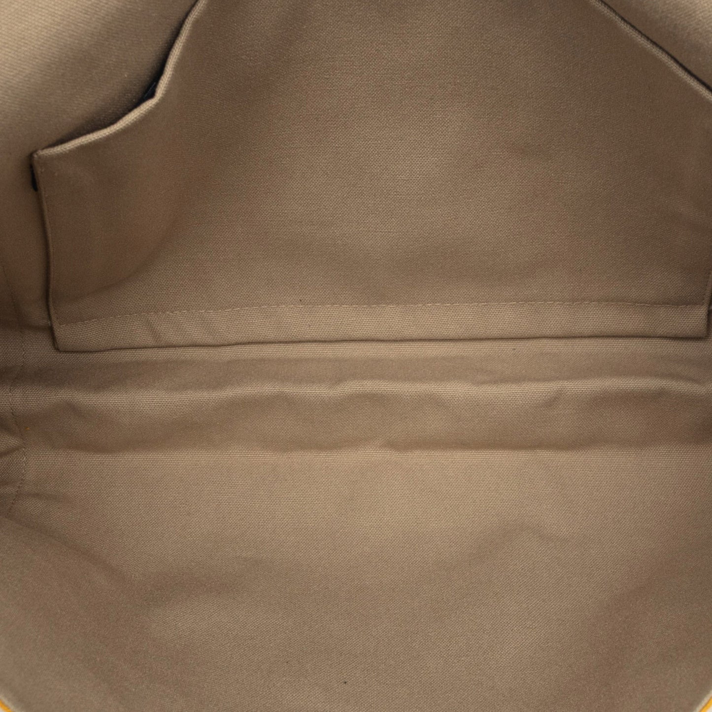 Bicolor Canvas Tapis de Selle Clutch