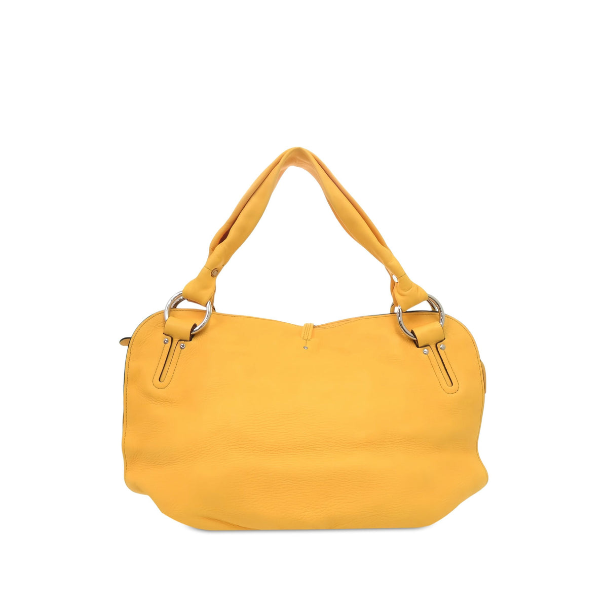 Celine Leather Bittersweet Hobo — Yellow