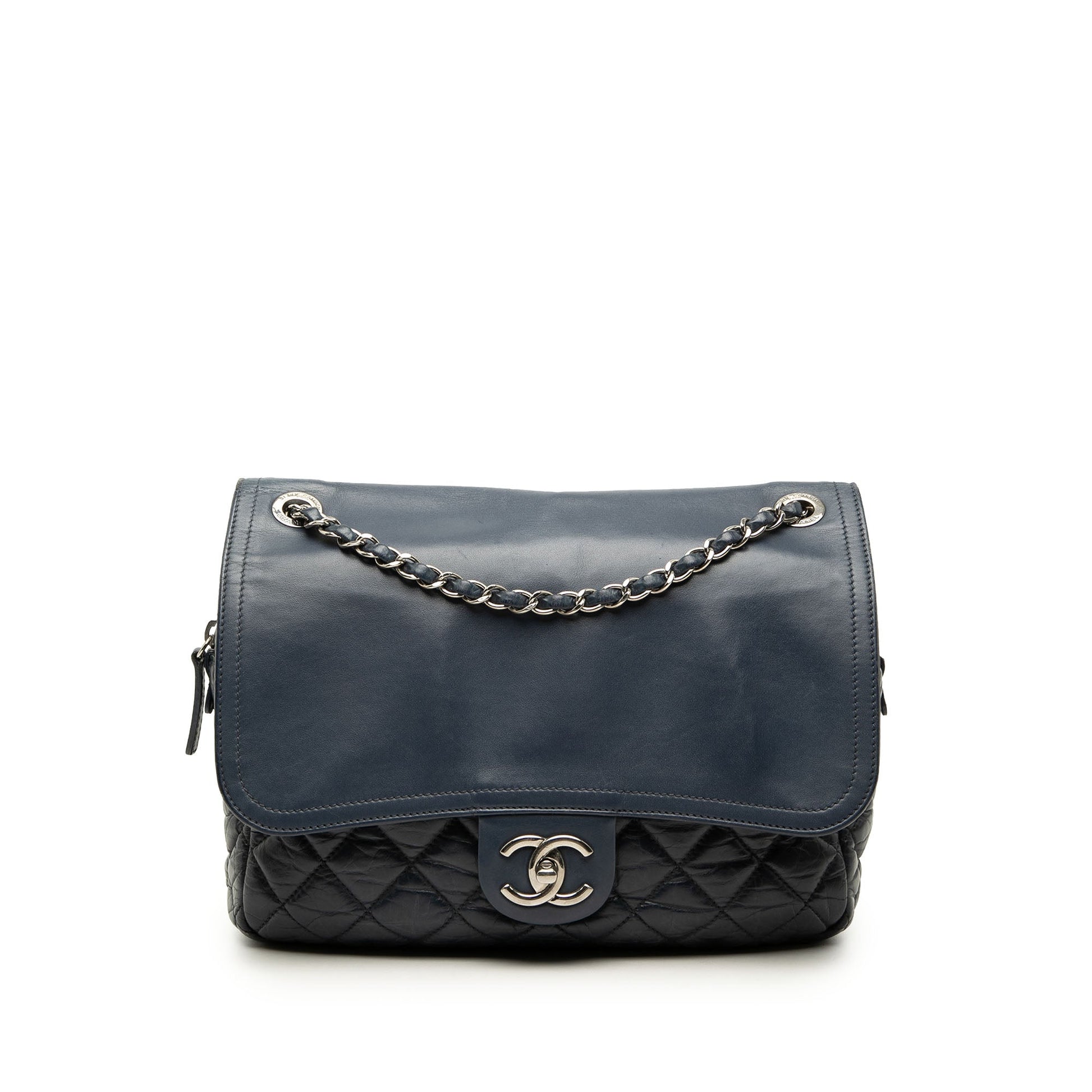Chanel Quilted Calfskin Easy Zip Flap