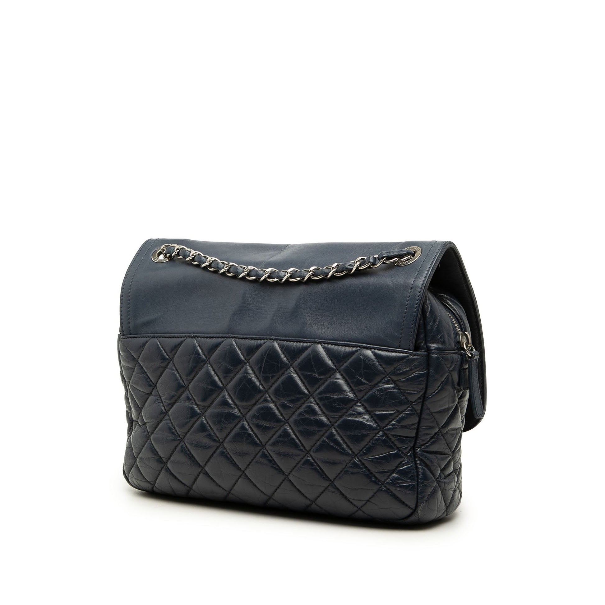Chanel Quilted Calfskin Easy Zip Flap