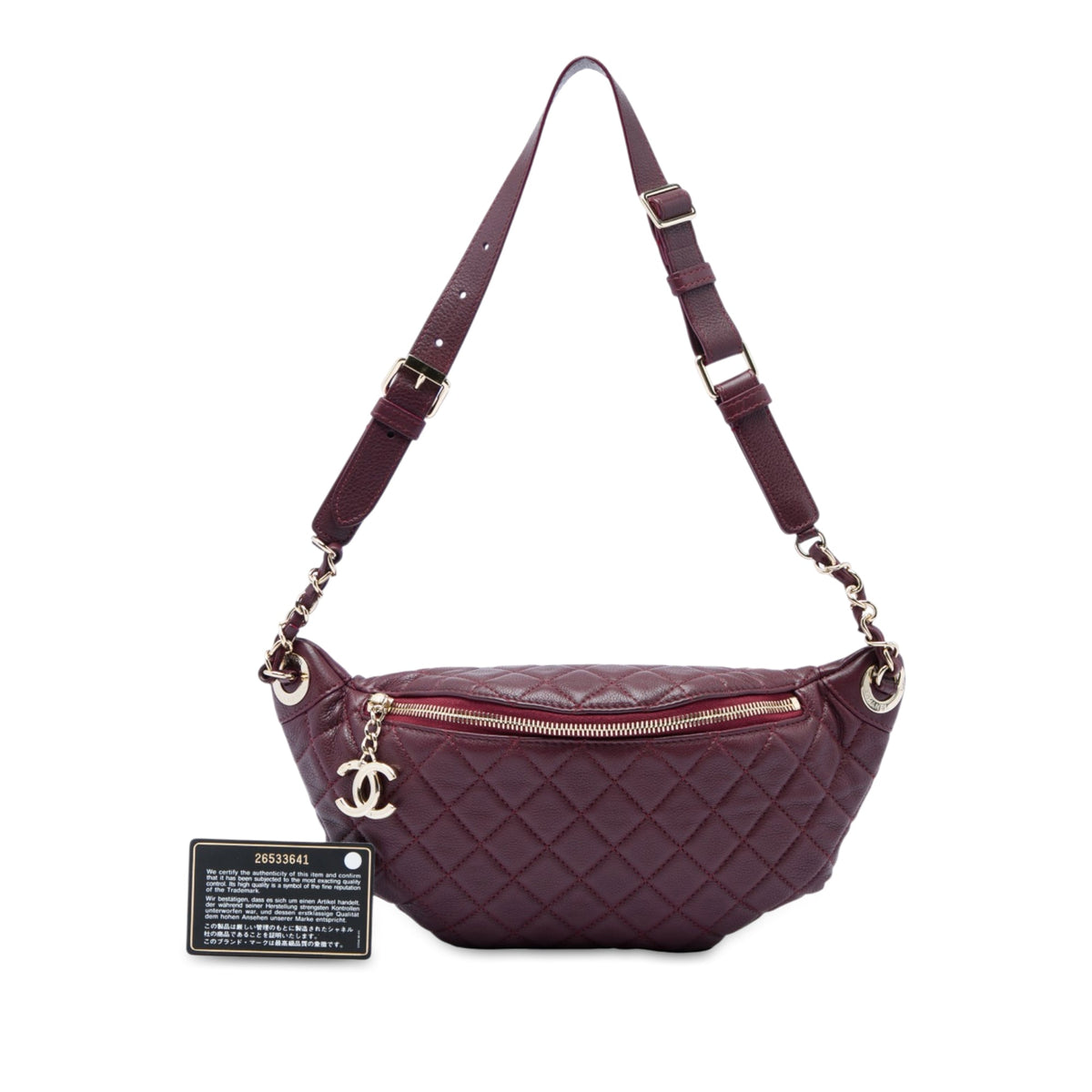 Chanel Quilted Calfskin Banane Waist Bag