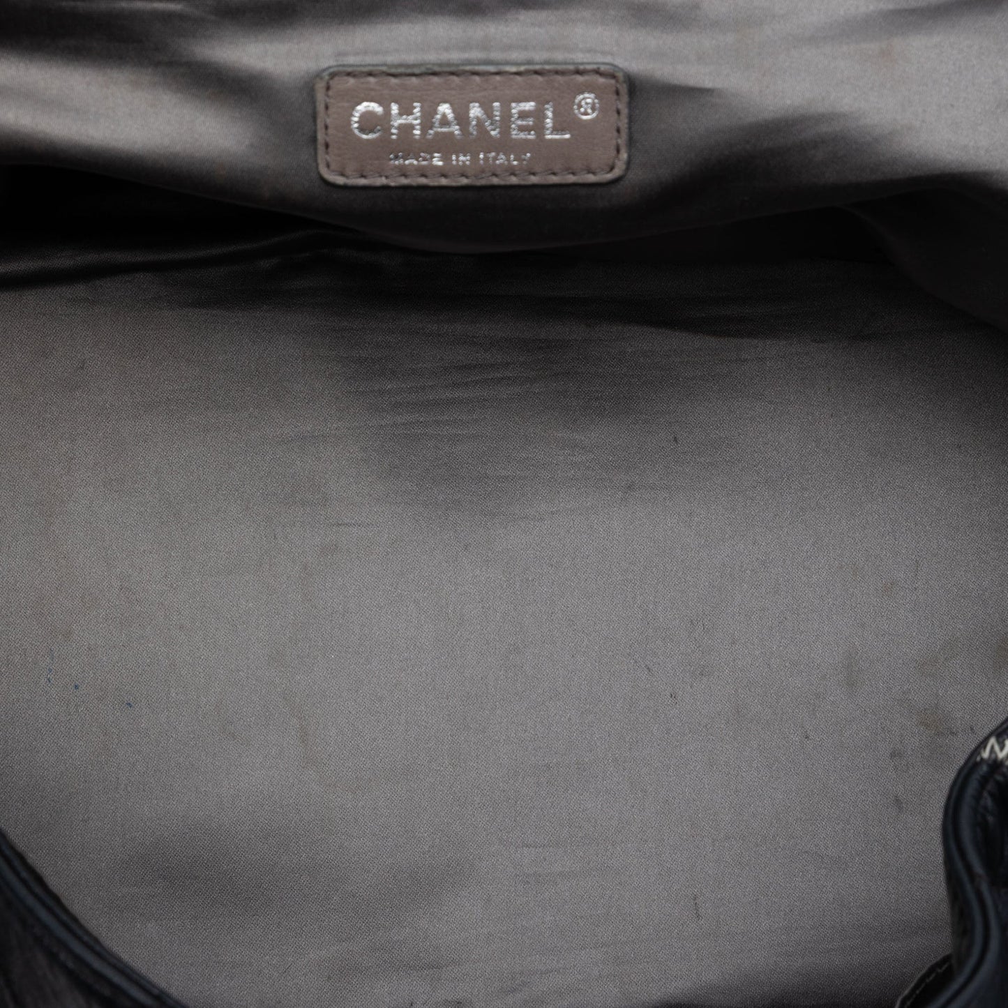 Chanel Quilted Lambskin East West Mademoiselle Accordion Flap