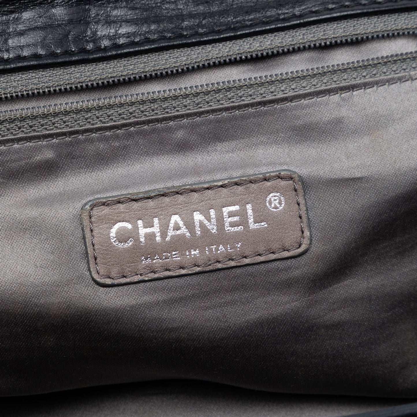 Chanel Quilted Lambskin East West Mademoiselle Accordion Flap