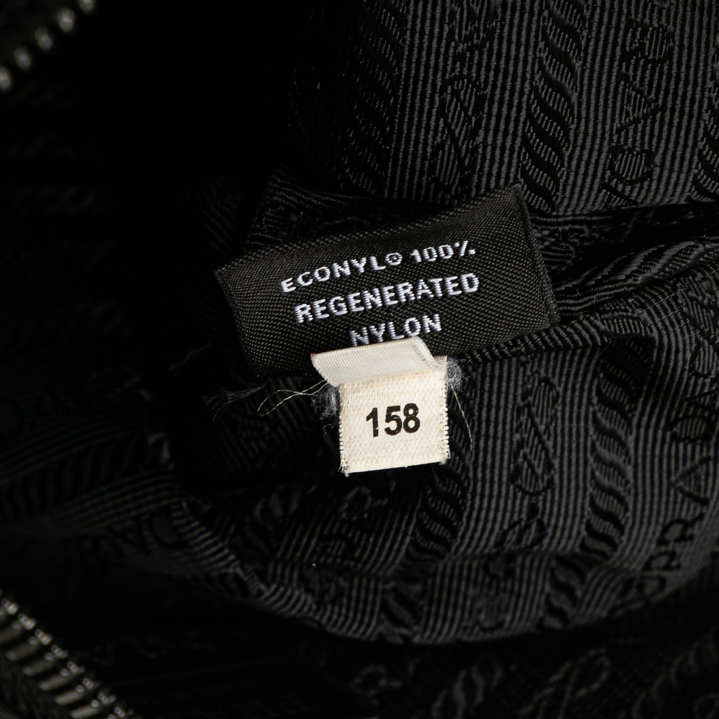Prada Saffiano Trimmed Re Nylon Zip Top Crossbody