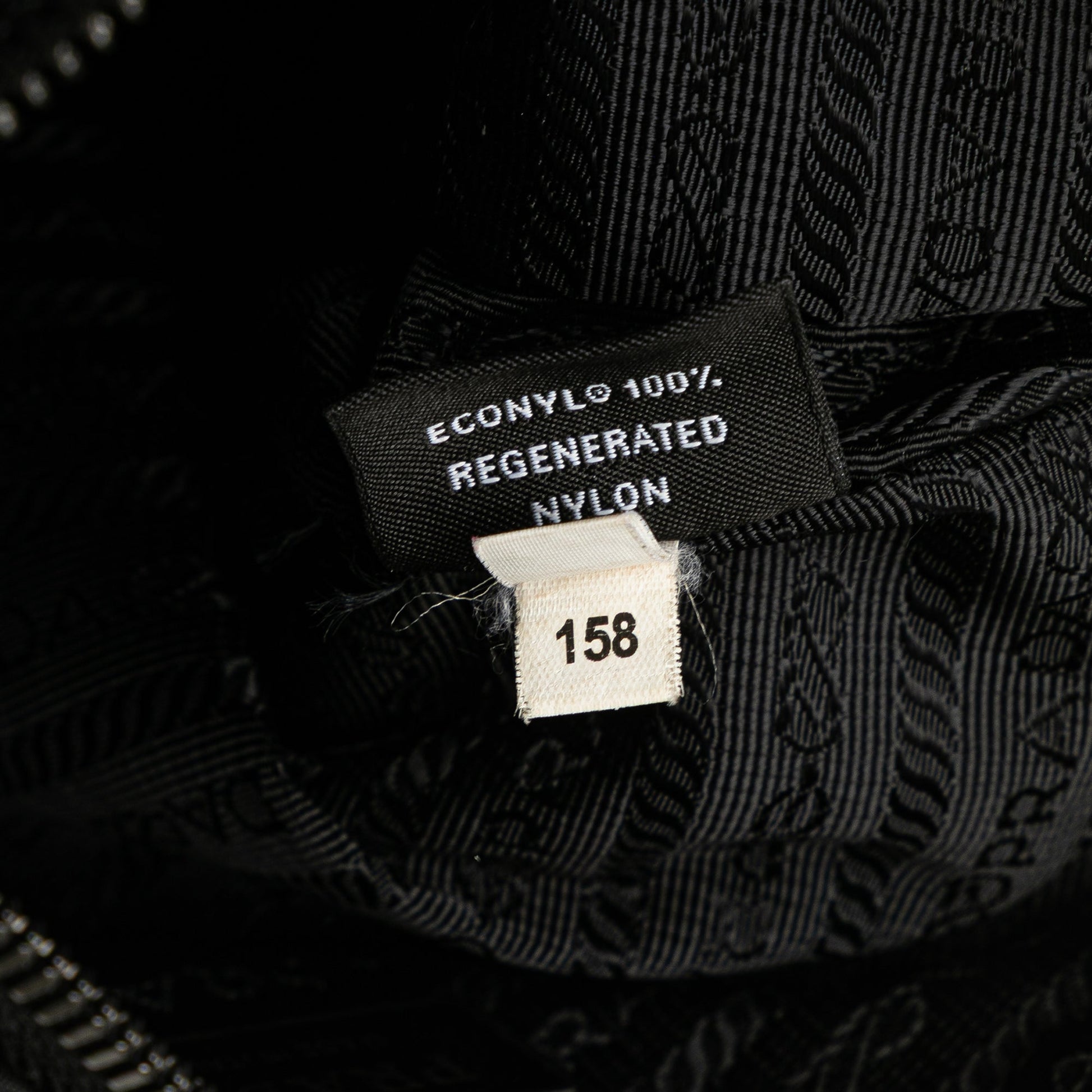 Prada Saffiano Trimmed Re Nylon Zip Top Crossbody