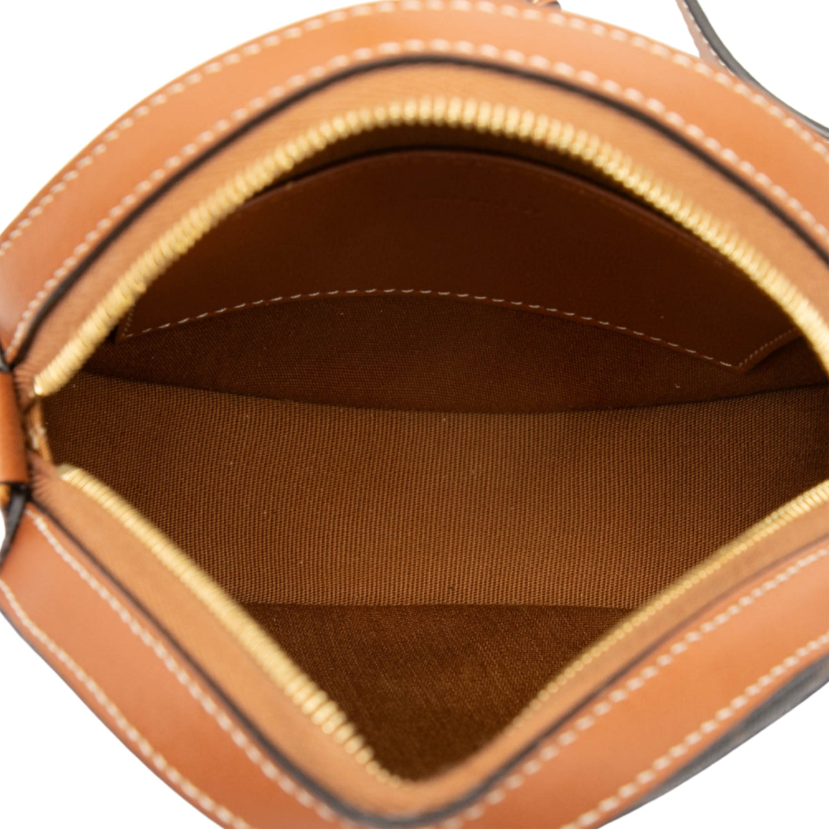 Celine Triomphe Coated Canvas Round Purse on Strap