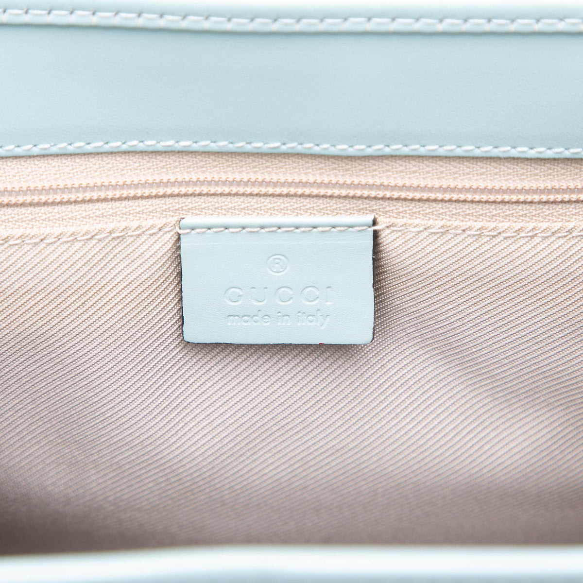 Gucci Microguccissima Jackie Handbag — Blue
