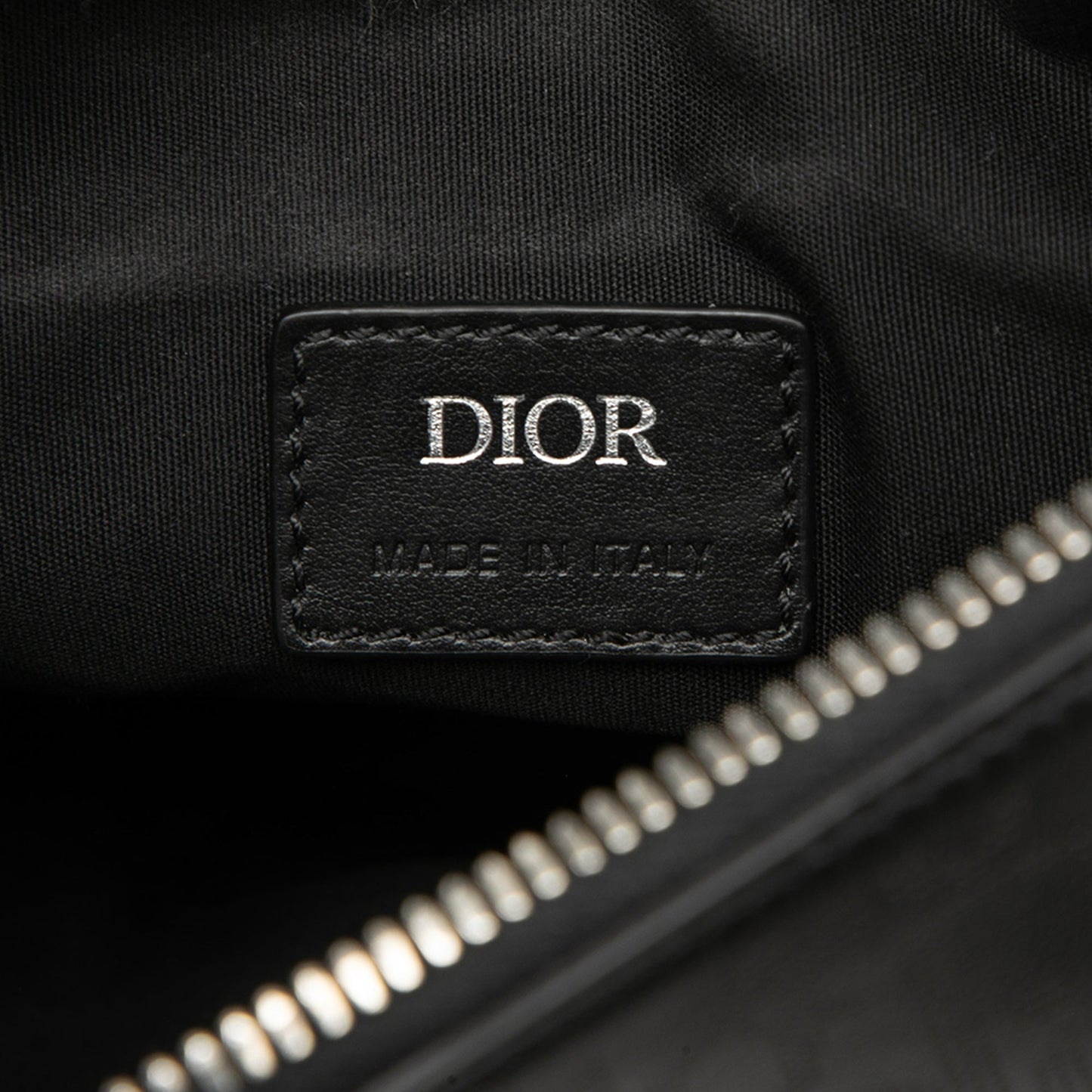 Dior Oblique Perforated Calfskin Galaxy Saddle Bag
